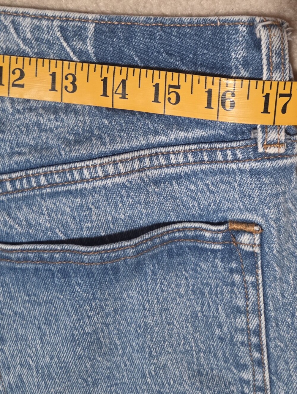 Abercrombie & Fitch The 90s Straight Jeans Women’s Ultra High Rise 32/14 - Picture 6 of 8